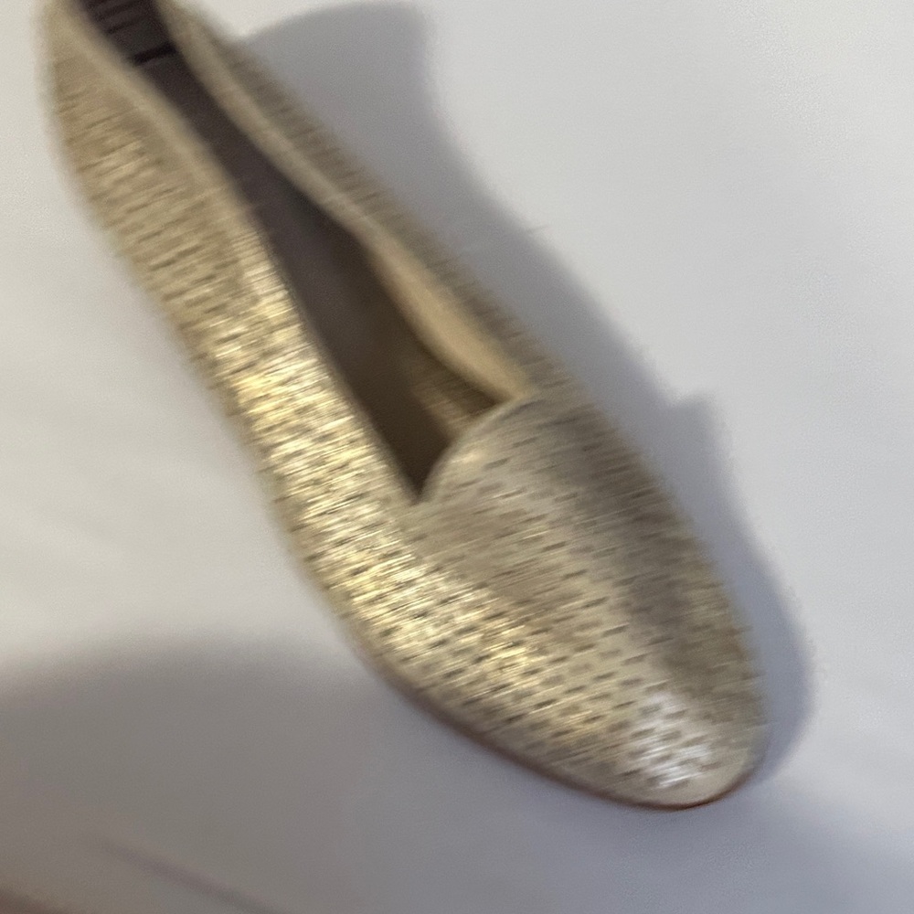 Johnston & Murphy Metallic Gold Flats - Picture 3 of 7